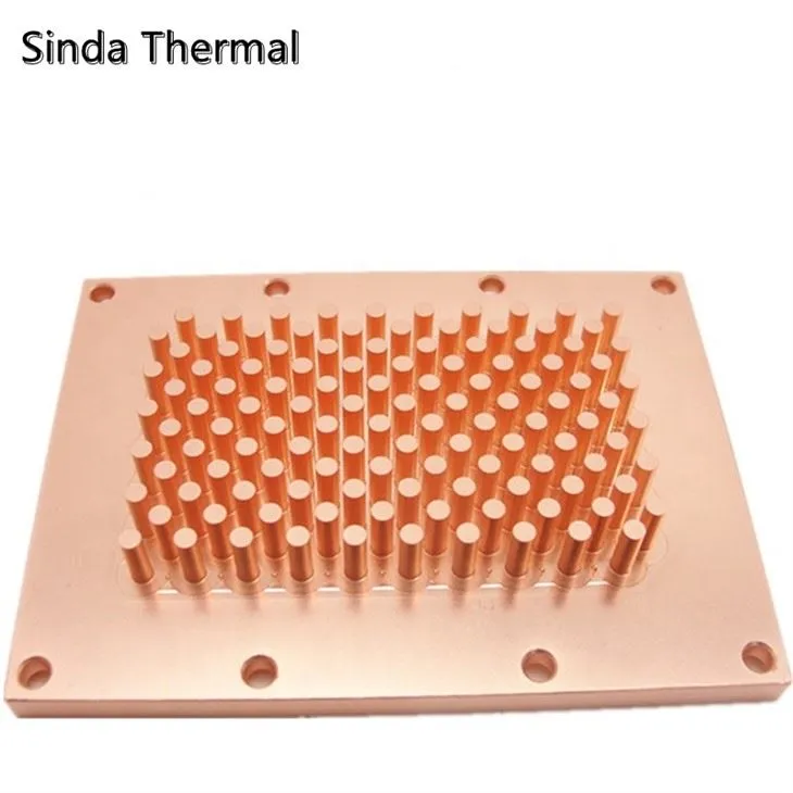 copper pin fin heatsink copper pin fin heatsink