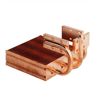 Kobberstempling Fin Heat Sink