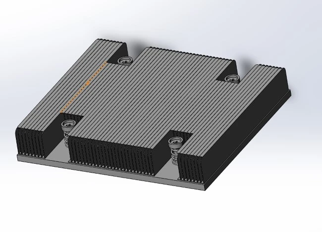 zipper fin cooling heatsink zipper fin cooling heatsink