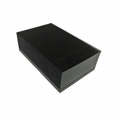 Sort anodiseret aluminium Skived Fin Radiator