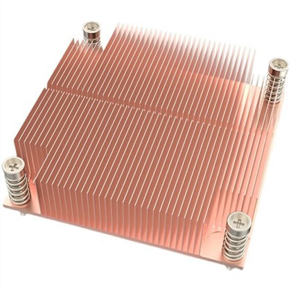 Kobber Skived Fin 1U Server CPU Radiator
