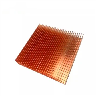 Kobber Skiving Fin Radiator til elektrisk enhed