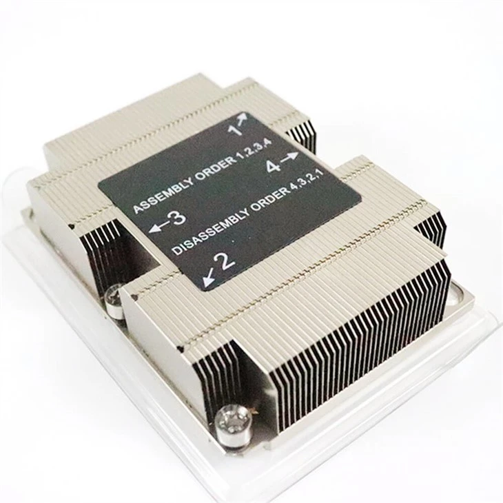 Aluminum Fin CPU Heatsink With Heat Pipes